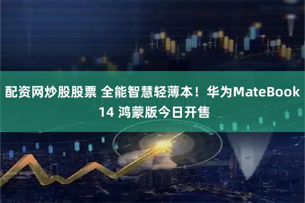 配资网炒股股票 全能智慧轻薄本！华为MateBook 14 鸿蒙版今日开售